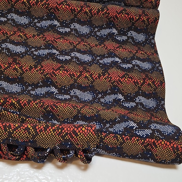 Lysse Red and Blue Patterned Blouse - Picture 5 of 5